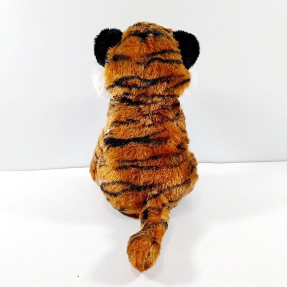 The Petting Zoo Tiger Jungle Wild Cat Stuffed Animal Toy 8" Plush - Picture 3 of 4